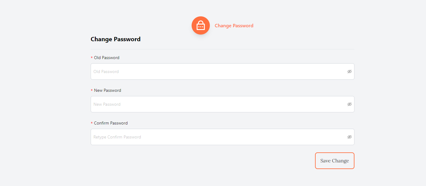 change password