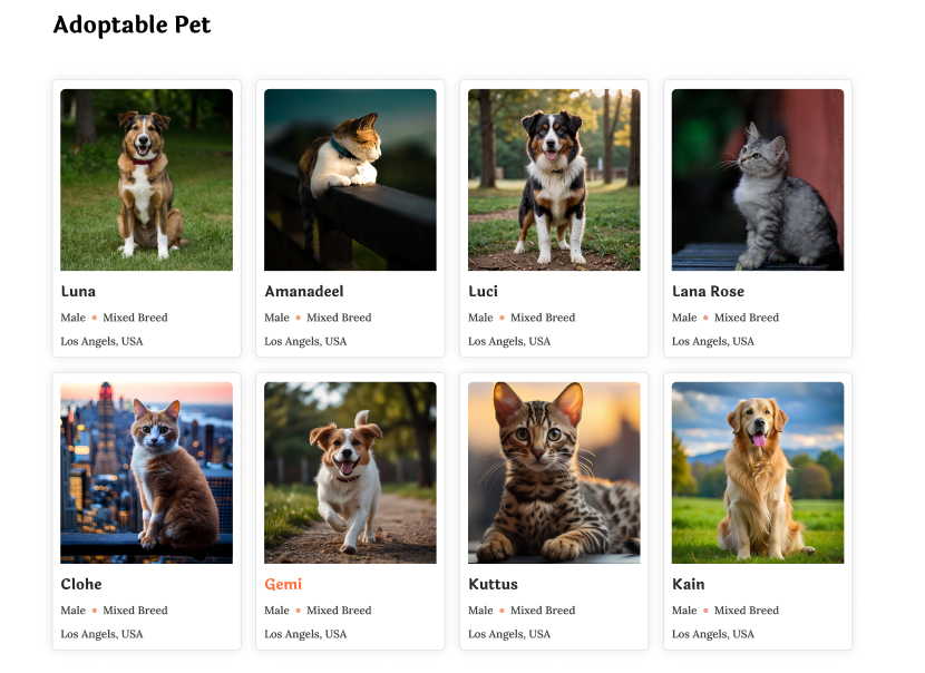 Available Breeders