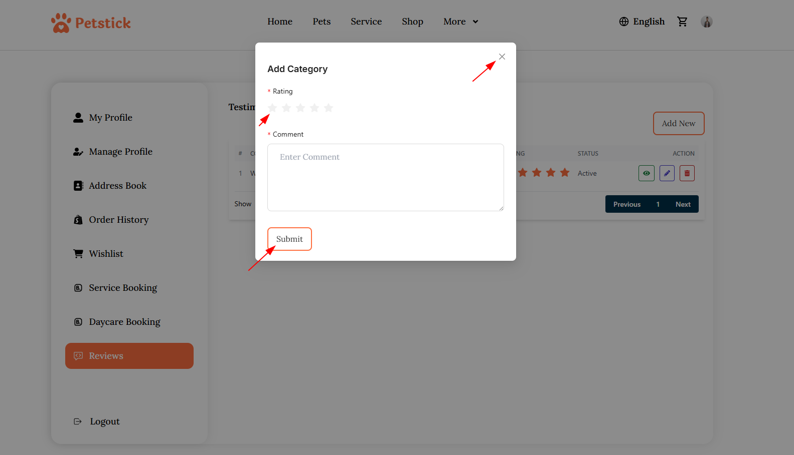 Create Reviews