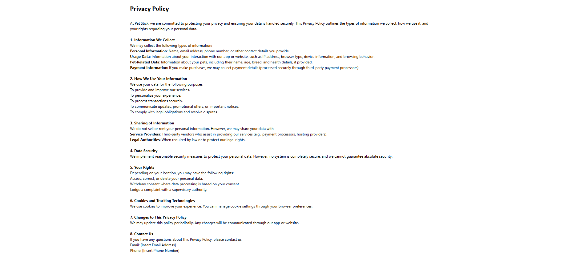 Privacy Policy